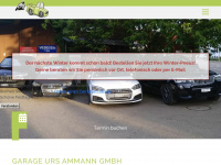 garageammann.ch Webseite Vorschau