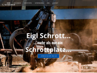 eigl-schrott.at Webseite Vorschau