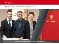 notariat-barth.at Webseite Vorschau