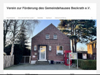 gemeindehaus-beckrath.de Webseite Vorschau