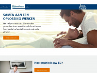 ed-behandelingen.nl Webseite Vorschau