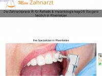 zahnarzt-in-rheinfelden.de Webseite Vorschau