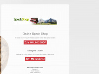 speckshop.it Webseite Vorschau