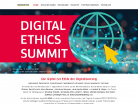 digital-ethics-summit.de Webseite Vorschau