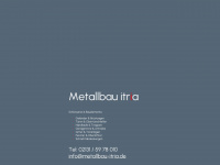 metallbau-itria.de Webseite Vorschau
