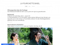 lafourchettebasel.com Webseite Vorschau