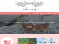 milouwings.de Webseite Vorschau