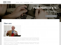 foto-historie.de Webseite Vorschau