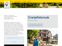 oranje-fietsroute.com Webseite Vorschau
