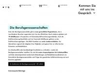 berufsgenossenschaften.info Webseite Vorschau