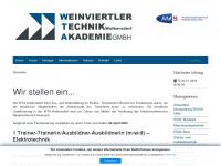 wta-wolkersdorf.at Webseite Vorschau