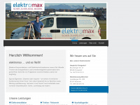 elektromax.tv Webseite Vorschau