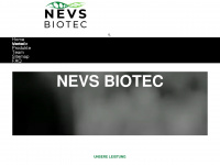 nevs-biotec.de Webseite Vorschau