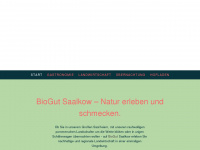 biogut-saalkow.de Webseite Vorschau