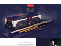 azumi-the-magic-flute.eu Webseite Vorschau