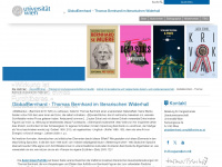 globalbernhard.univie.ac.at Webseite Vorschau
