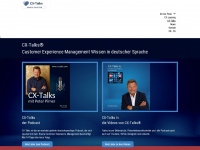 cx-talks.com Webseite Vorschau