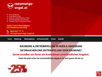 raeumungs-engel.at Webseite Vorschau