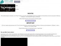 icic.law Webseite Vorschau