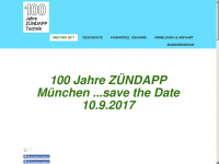 zuendapp100.net Webseite Vorschau