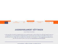jugendparlament-goettingen.de Webseite Vorschau