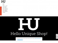 hello-unique-shop.com Webseite Vorschau