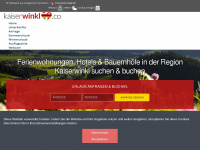 kaiserwinkl.co Webseite Vorschau