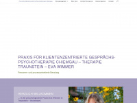 psychotherapie-chiemgau.de Webseite Vorschau