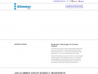 klimmer-group.com Webseite Vorschau