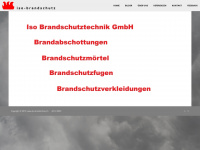 iso-brandschutz.ch Webseite Vorschau