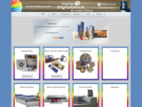 coras-digitaldruck.de Webseite Vorschau