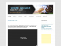 fussball-wahnsinn.de Webseite Vorschau