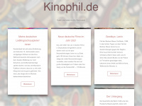 kinophil.de Webseite Vorschau