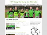 tsv-detag-wernberg.de Webseite Vorschau