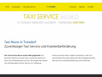 taxi-muno.de Webseite Vorschau