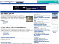 spacetoday.net Webseite Vorschau