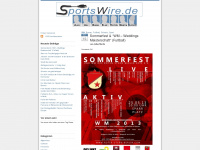 sportswire.de Webseite Vorschau