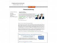 firmenversicherung.com Webseite Vorschau