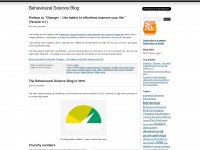 behaviouralscience.net Webseite Vorschau