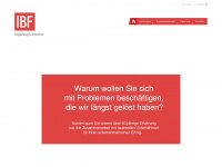 ibf.ch Webseite Vorschau