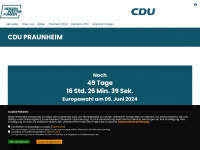 cdu-praunheim.de Webseite Vorschau