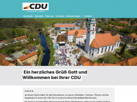 cdu-bad-wurzach.de Webseite Vorschau