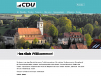cdu-denkendorf.de Webseite Vorschau