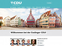 cdu-esslingen.de Webseite Vorschau