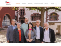 cdu-fraktion-freiburg.de Webseite Vorschau