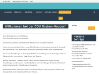 cdu-graben-neudorf.de Webseite Vorschau