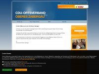 cdu-oberes-zabergaeu.de Webseite Vorschau