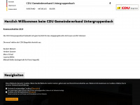 cdu-untergruppenbach.de Webseite Vorschau