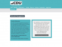 cdu-hemsbach.de Webseite Vorschau