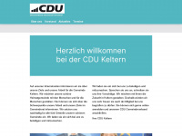 cdu-keltern.de Webseite Vorschau